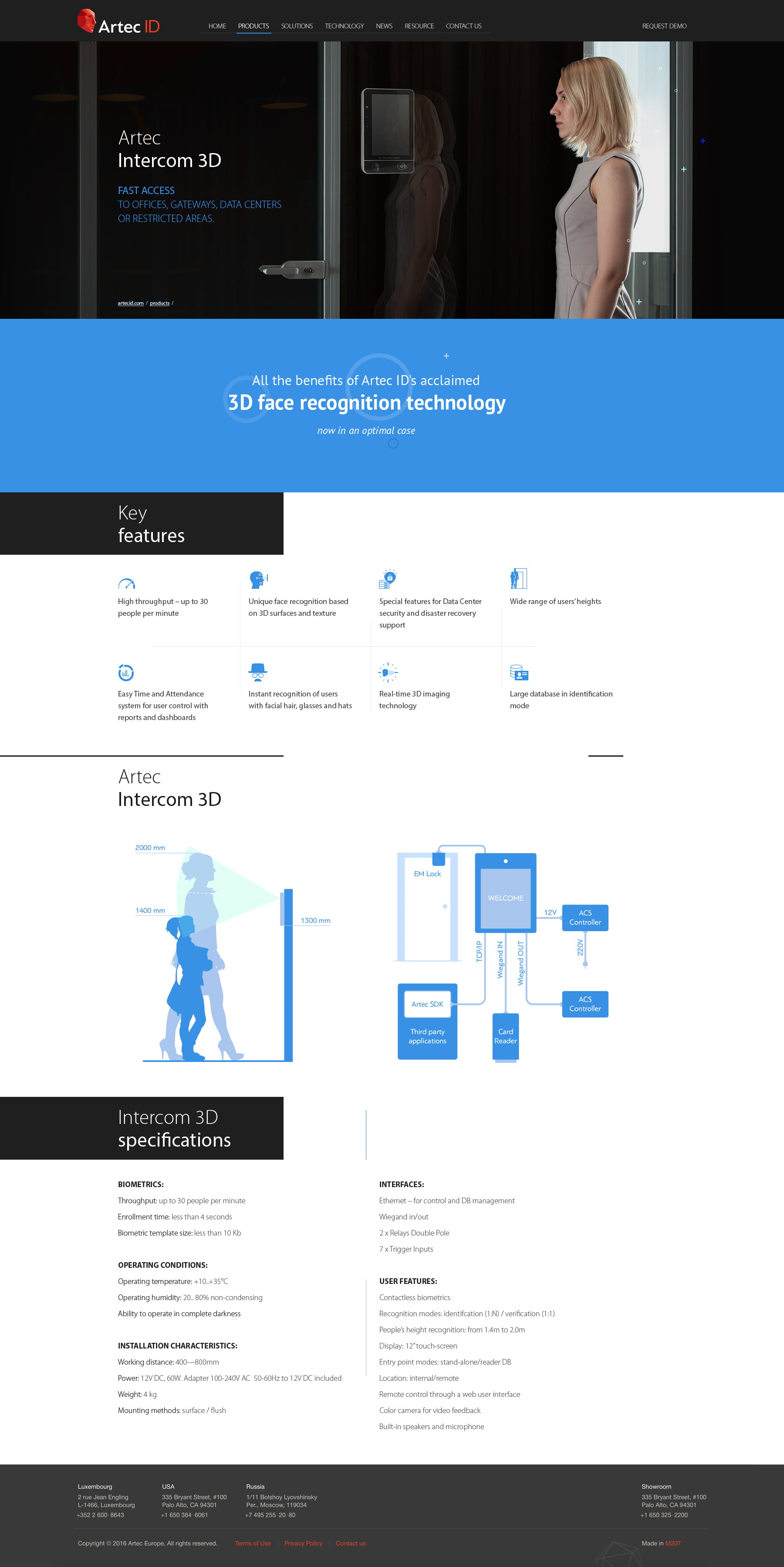 Artec ID product page